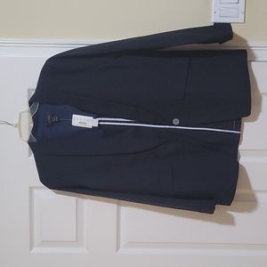 J crew linen black blazer